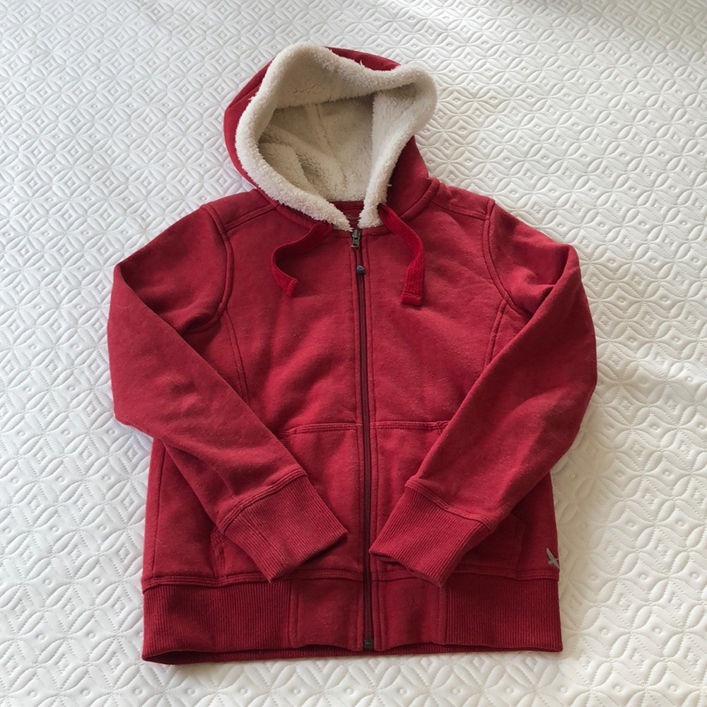 Eddie Bauer Sherpa Zip Up Hoodie